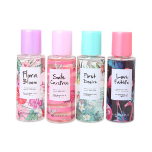 Long lasting fragrance body mist perfume shiny body perfume lady fragrance deodorant body spray