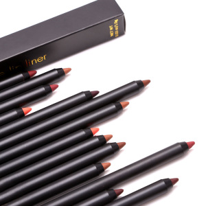 LT13 High quality smoothly lip use matte Multi-colored plastic material lip pencil lip liner