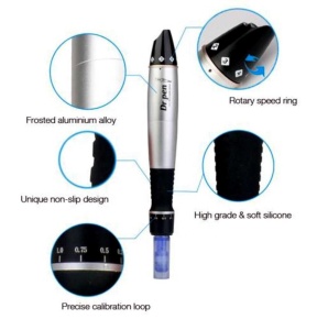 Manufacturer needle lengths adjustable 0.23-0.3mm derma-pen micro needles injections with derma pen