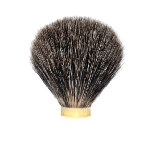 Mens Shaving Brush Gift Silvertip Badger Hair High Grade Chrome + Black Resin Handle Hand Made OEM/ODM
