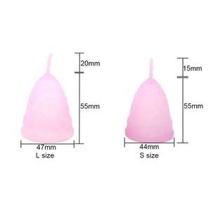 Menstrual Cups 100% FDA Medical Reusable Medical Silicone Soft Menstrual Period Cup