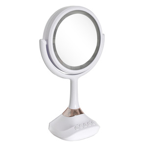 mirror with led lights makeup mirror bluetooth and music play