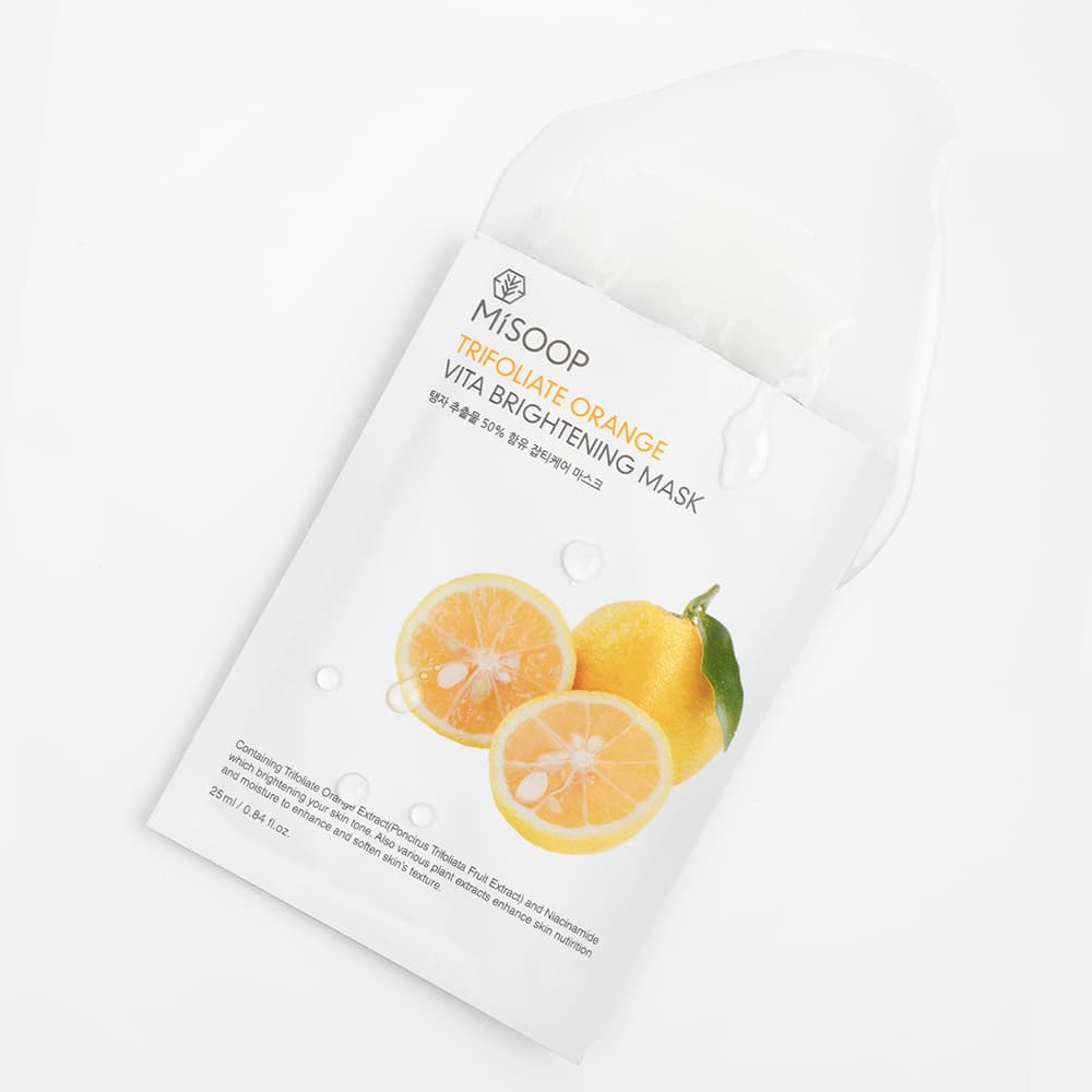 MISOOP TRIFOLIATE ORANGE VITA BRIGHTEN MASK
