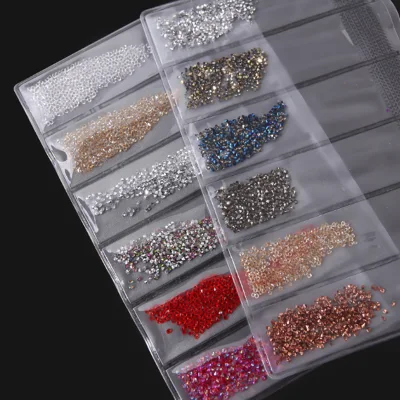 Mixed Colors Shiny Crystal Jewellery Micro Nail Art Rhinestones