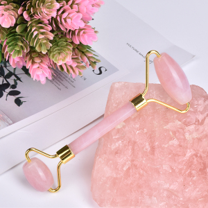 Mushang patent product assembly free diy jade rose quartz facial massage roller