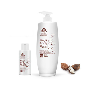 OEM 100PCS MOQ Natural Perfume Body Wash White Care Bath Shower Gel