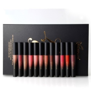 OEM/ODM  Best Cosmetics Gift Lit Christmas Makeup Set Professional Waterproof Long Lasting Lip gloss Lip Set  E8620209