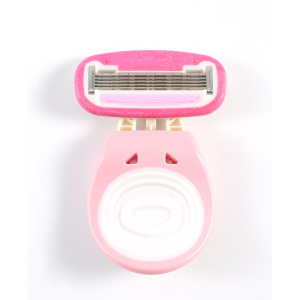 pink Halo5 5 blade lady shaving cartridges safety shaving razor balde
