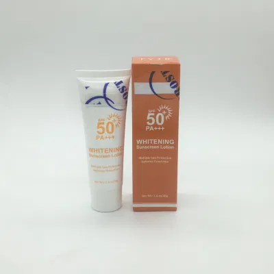 Private Label Natural Prevent Sunburn SPF 50 Long Lasting Sunscreen Lotion