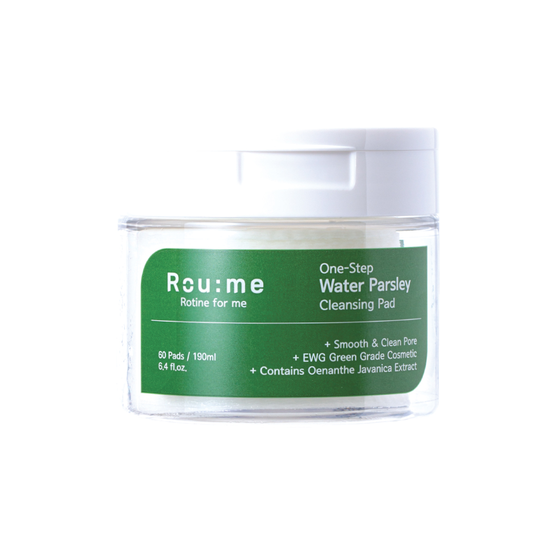 (Roume) One-Step Water Parsley Cleansing Pad 190ml (60ea)