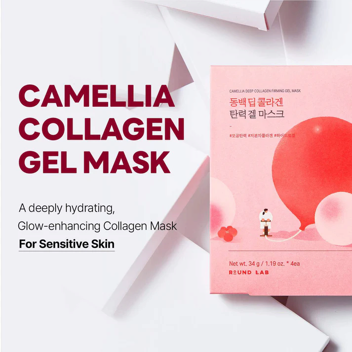 Round Lab Camellia Deep Collagen Firming Gel Mask Sheet