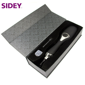SIDEY Electric Hair Dryer Negative ion Therapy Hot Air Temperature Adjustable Portable Hair Dryer Brush Comb