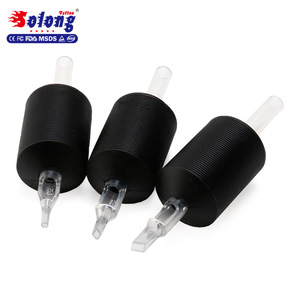 Solong G603 30mm Tattoo Tube with Clear Tip 1.2 Inch Wholesale Disposable Tattoo Tube Grip With Needles