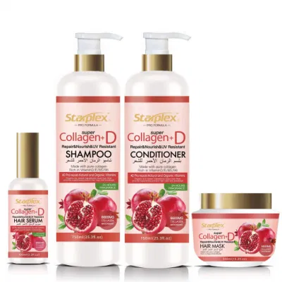 Starplex Red Pomegranate Vitamin E Collagen Private Label Hair Serum Hair Care Essential Oil