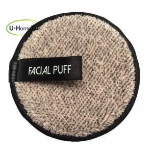 U-HomeTalk New 2019 Chemical Free Bamboo Fiber Reusable Private Label Round Makeup Remover Towel Magic Makeup Remover Pad