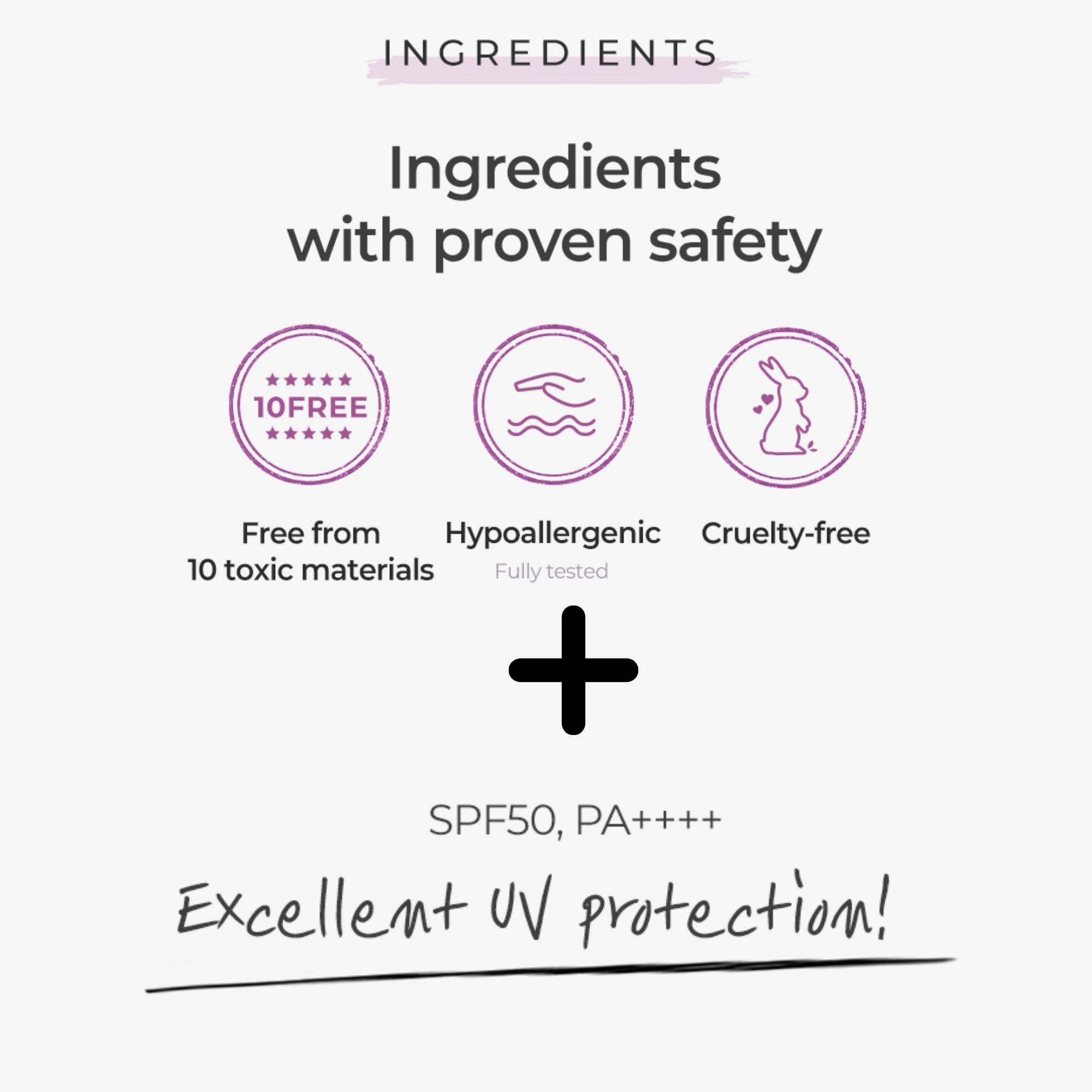 UNICONIC Moisturizing Hyaluronic Acid Air Cushion Foundation UV SPF50+, PA++++ 0.53oz ,15g (2 Shades