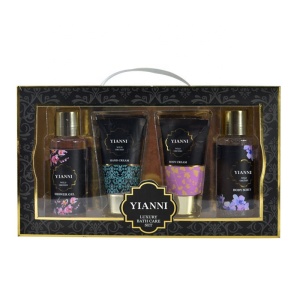 Valentines Day Gently Cleanse And Nourish Skin Professional Spa Venue Bath Products for Women Gift Set