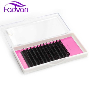 View larger image Individual Lashes For Building Mink False Eyelashes High Quality 12 Lines/Tray B/C/D Curl Eyelash Extension