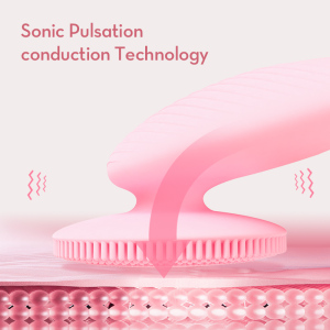 Vkk New Product Skin Massage Silicone Sonic Cleansing Facial Washing Brush