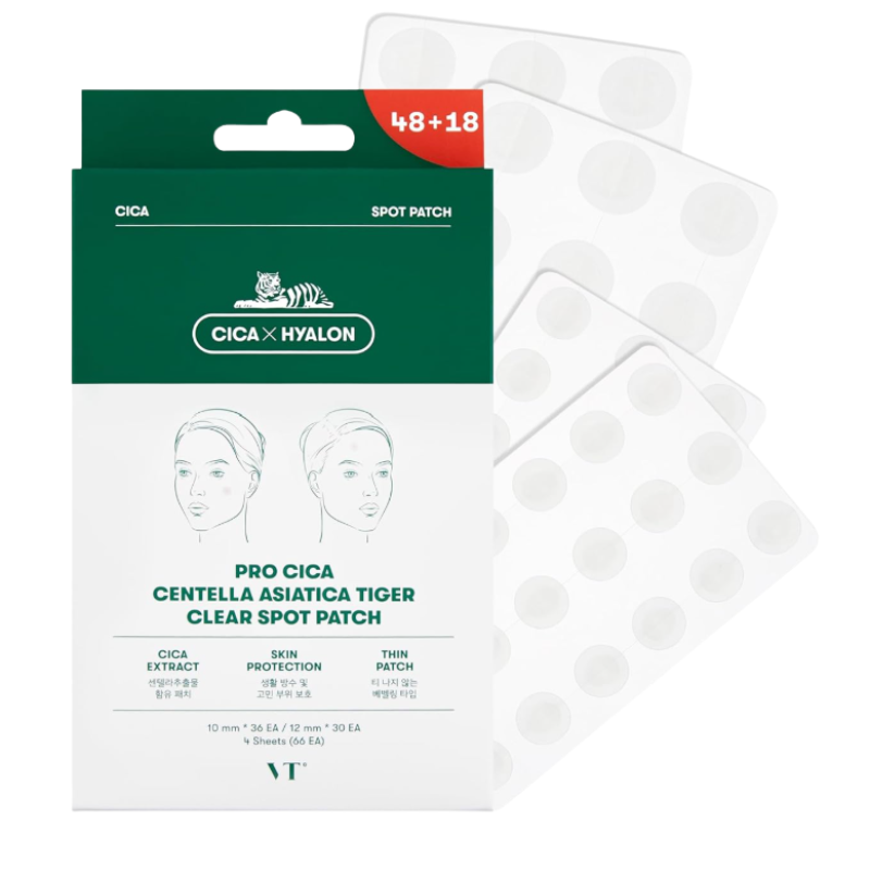 VT COSMETICS Pro Cica Spot Patch (66 piece)