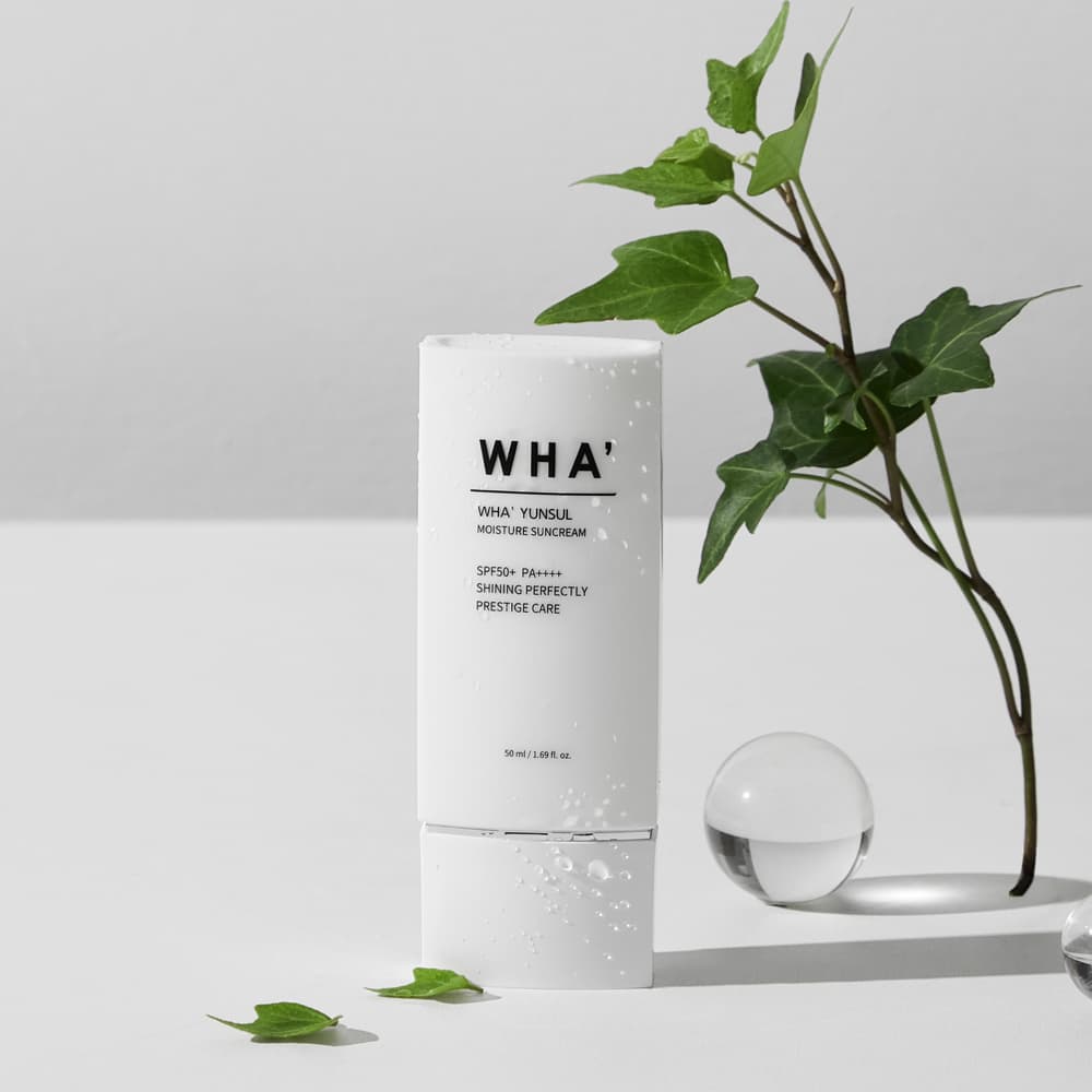 WHAYUNSUL MOISTURE SUNCREAM ,SPF50+ PA++++, Whitening / Wrinkle improvement, skin tone Up