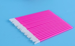 White/ Yellow/ Blue/ Pink Color Disposable Makeup Lip Brush Makeup Brush Eyelash Brush
