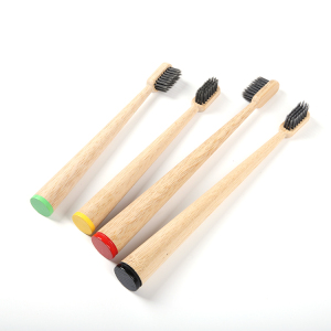 Wholesale bpa free custom eco friendly organic charcoal infused bamboo toothbrush