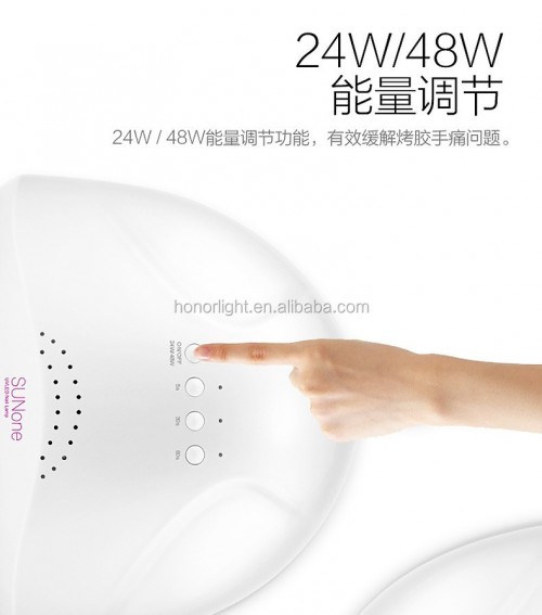 Wholesale SUNONE fast drying Led Nail Dryer Led UV Lamp 48w gel Nail lamps for gel nails