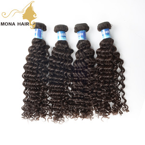 Wholesale Unprocessed Raw Virgin Cuticle Aligned Brazilian Human Hair extension from Mona