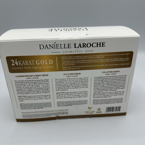 Danielle Laroche 24 Karat Gold Trio Anti Aging Luxurious NEW
