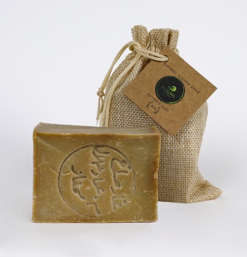 Aleppo Soap 190 gr Original Authentic Olive Oil Soap with Laurel Oil with different Laurel Oil Percentages ( 5% to 100%)
