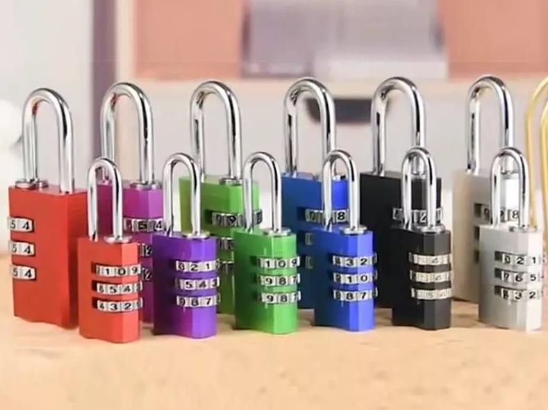 Aluminium coded padlock