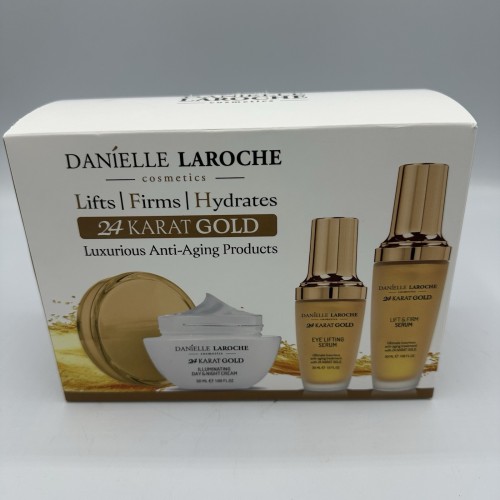 Danielle Laroche 24 Karat Gold Trio Anti Aging Luxurious NEW