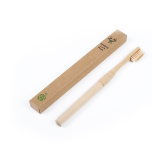 100% Biodegradable Castor Oil Bristles Replaceable Brush Head Bamboo Toothbrush