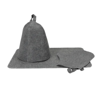 100% Wool Felt Sauna Hats 2mm Thickness Wool Felt Sauna Hats for Sauna