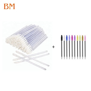 200Pcs/Set Disposable Lip Brushes Make Up Brush Lipstick Lip Gloss Wands Applicator Tool Makeup Beauty Tool Kits