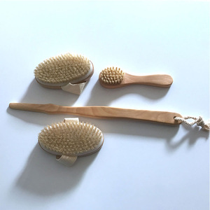 2017 best-selling wood bath brush set