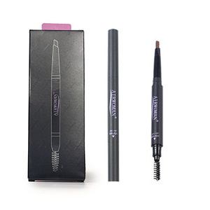 2018 latest high quality with brush 2 in 1 waterproof automatic eyebrow pencil /eyebrow makeup