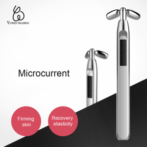 2019 new product micro current massager beauty machine portable face roller massager