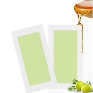 2pcs/sheet Big Size 18*9cm OEM Hair Removal Paper Double Side Cold Wax Strips Paper For  Women Leg Body Face