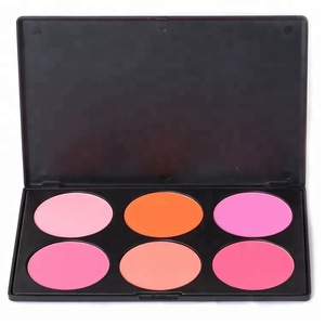 3 blushes + 3 highlighters mini portable beautiful eyeshadow blusher highlighter Affordable Palette 3 in 1 Makeup Kit