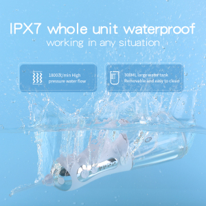 300ml Water Tank Ipx7 Waterproof Grade Oral Irrigator Jet Water Flosser Dental Teeth Flosser Kit