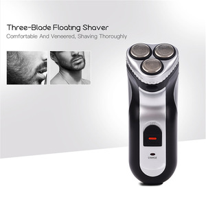 3D Floating Rotary Electric Shaver 3 Blade Heads Electric Shaving Rechargeable Cordless Razors For Men Face Care Beard Trimmer