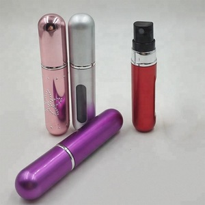 5ml Mini Travel Aluminium Refillable Empty Pen Atomizer Spray Perfume