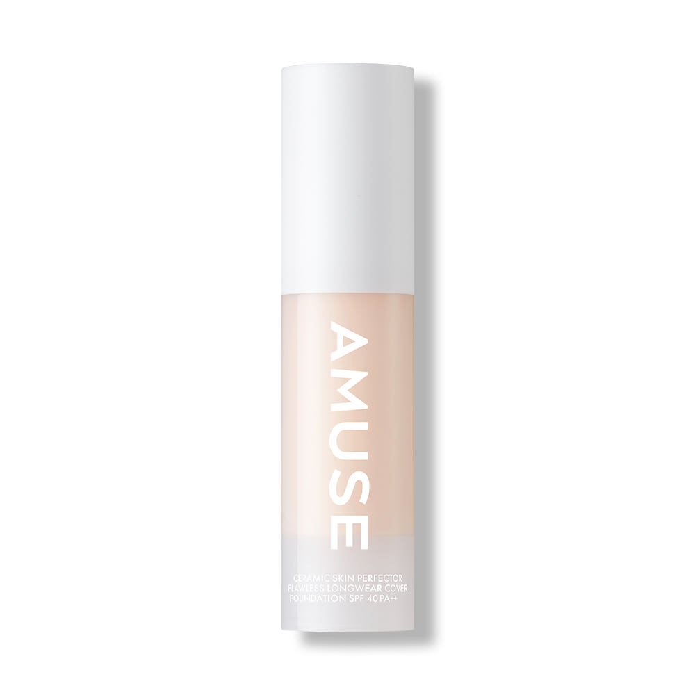 (AMUSE) Ceramic Skin Perfector Foundation Mini [01 Porcelain] 15ml