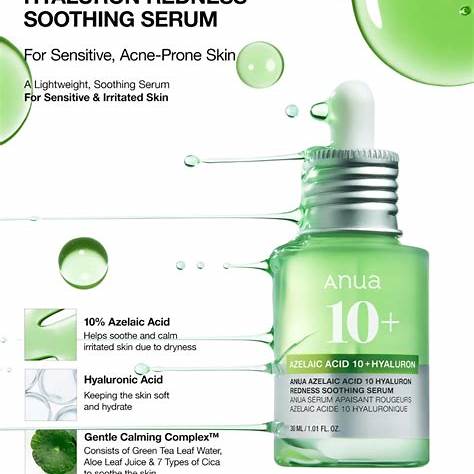 [ANUA]AZELAIC HYALURON SOOTHING SERUM 30ML