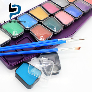 Art party Face & Body Paint Kit Professional Palette , Non-Toxic & Hypoallergenic ,Easy to Apply & Remove , Plastic Box