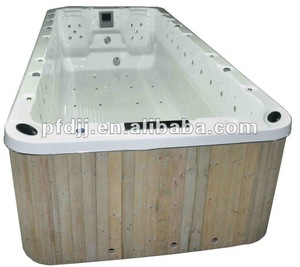 Balboa system CE approved outdoor spa pool /freestanding spa swim pool supply
