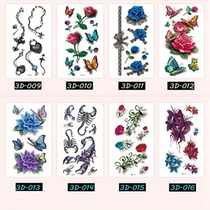 Beautiful Body Art For Women Teens Girls Flower Waterproof Temporary Tattoos Sticker