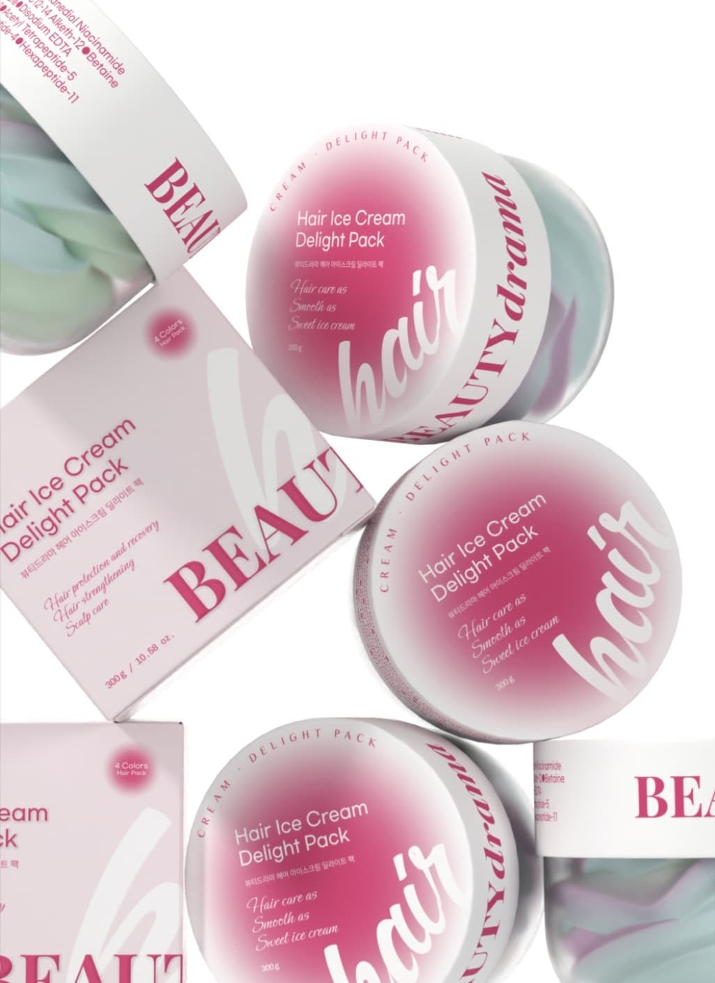 BEAUTYdrama Hair Ice Cream Delight Pack 300g